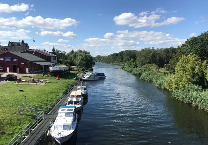 Sommer am Fluss in Mitteldeutschland