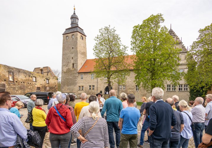 Auf der Wasserburg Egeln finden regelmässig Führungen statt.