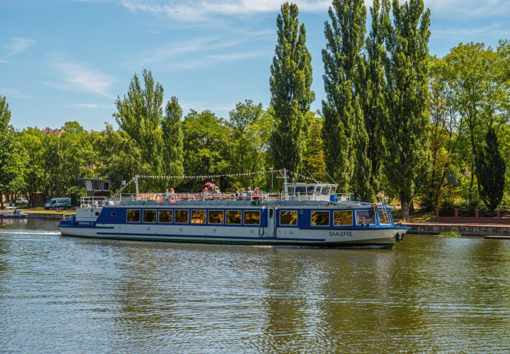 MS Saalefee, Bernburg © WelterbeRegion Anhalt-Dessau-Wittenberg e.V., Uwe Weigel