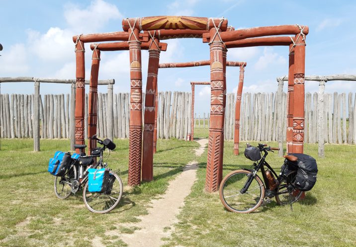 Das Ringheiligtum Pömmelte ist beliebt bei Radfahrern.